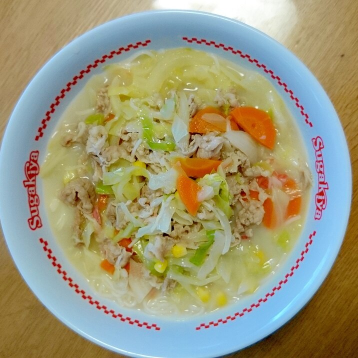 そうめんで！ちゃんぽん風にゅうめん☆